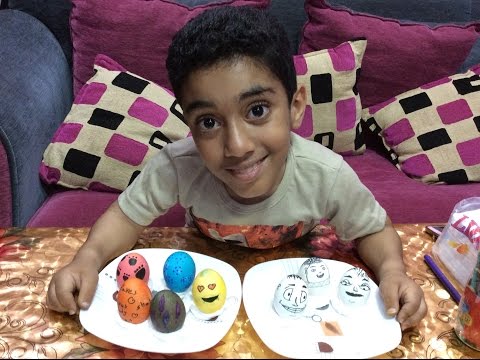 طريقة تلوين البيض مع فارس شادي