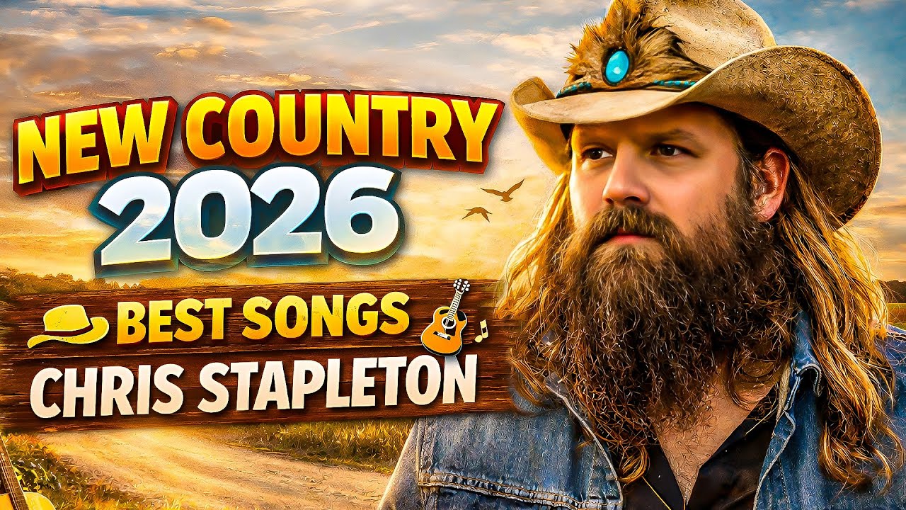 Chris Stapleton | Top New Country Songs 2026 🤠 Tennessee Whiskey, Starting Over, Broken Halos