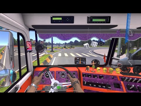Add All Interior Accessories ! Double Trailer Truck Driving - Truck Simulator : Ultimate Gameplay