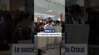 Le succès des repas à 1 € du Crous pour les étudiants