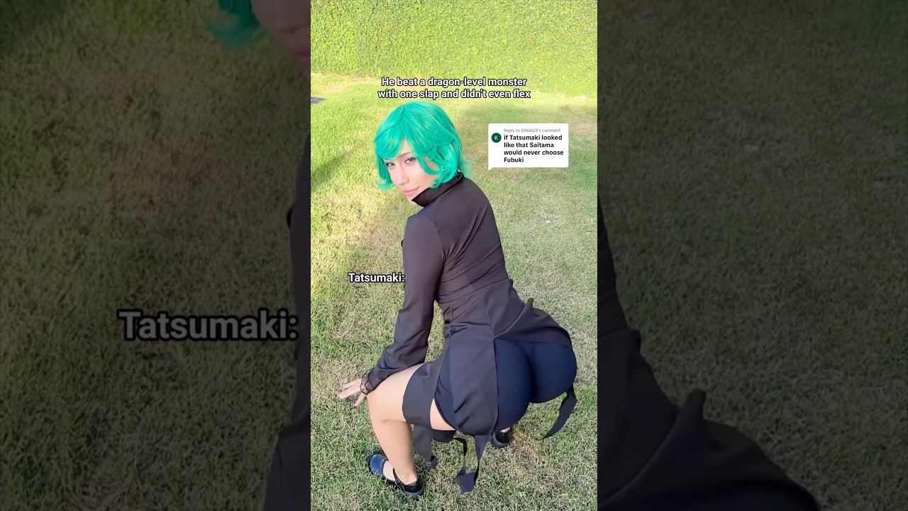 Tatsumaki did not 👀🔥 #anime #cosplay #animecosplay #onepunchman #saitama