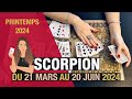 Scorpion  21 mars  20 juin 2024printemps  avril  mai  juin