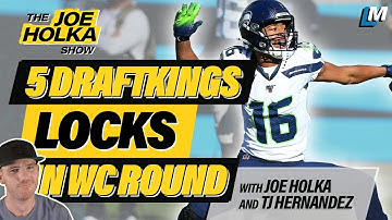 Top DraftKings Picks - NFL Wild Card Round (w/@thejoeholkashow & TJ Hernandez) LOCKS for EACH GAME