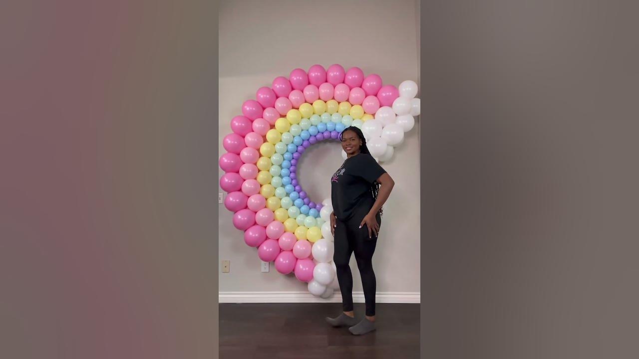 The Easiest DIY Rainbow Balloon Arch — Blog — Design Confetti