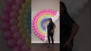 Rainbow Balloon Arch