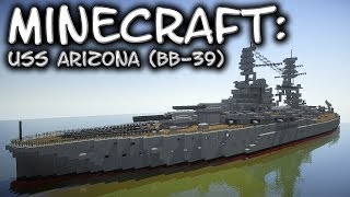 Minecraft Battleship Tutorial Uss Arizona 39 Youtube Minecraft Battleship Tutorial Uss Arizona 39 Youtube