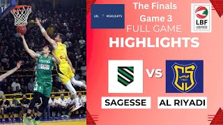 Al Riyadi vs Sagesse Full Game Highlights LBL Finals Game 3