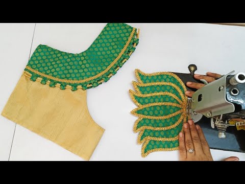 Very stylish blouse back neck design || blouse || cutting and stitching back neck blouse design