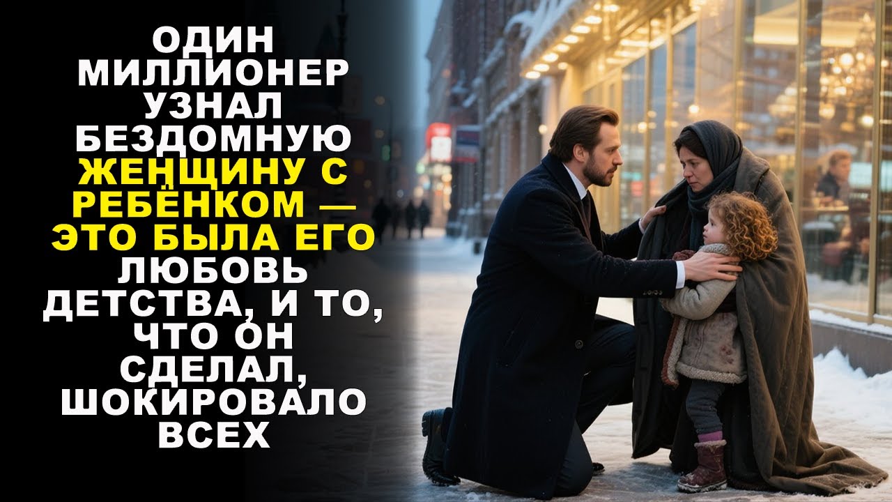 МИЛЛИОНЕР УЗНАЛ В БЕЗДОМНОЙ СВОЮ ДЕТСКУЮ ЛЮБОВЬ — ЕГО ПОСТУПОК ШОКИРОВАЛ ВСЕХ