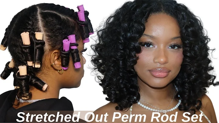 STRETCHED PERM ROD TUTORIAL FOR FULL & BOUNCY CURL...