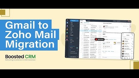 Gmail to Zoho Mail Migration