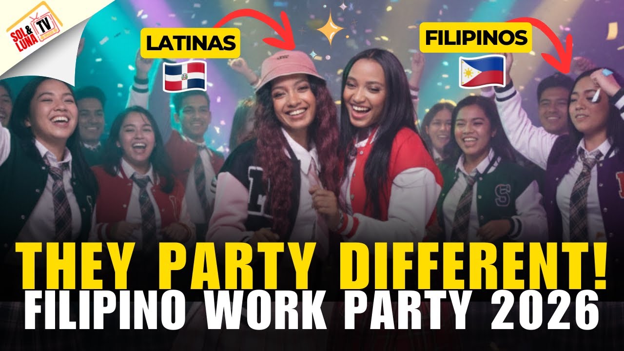 Latinas Working in the Philippines 🇵🇭 The Crazy Work Party Experience! - NEW YEAR PARTY | Sol & Luna