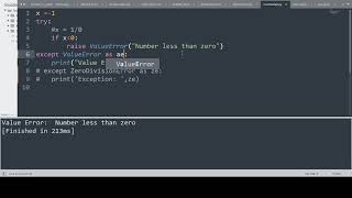 12 Exception Handling in Python | Python Programming