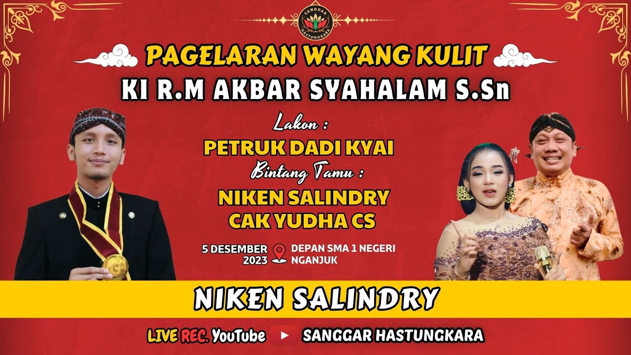 🔴 #LIVE KI R.M AKBAR SYAHALAM // BT : NIKEN SALINDRY & CAK YUDHA CS / LAKON : PETRUK DADI KYAI / REC