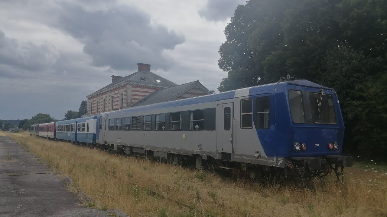 Cabride / En cabine de l'X2208 d'Auray à Pontivy.