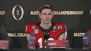 Georgia QB Stetson Bennett arrested on public intoxication charge in Dallas
