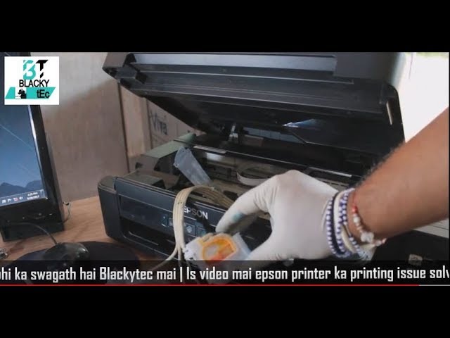 Consentimiento intermitente encerrar printer t black epson mientras tanto oscuridad