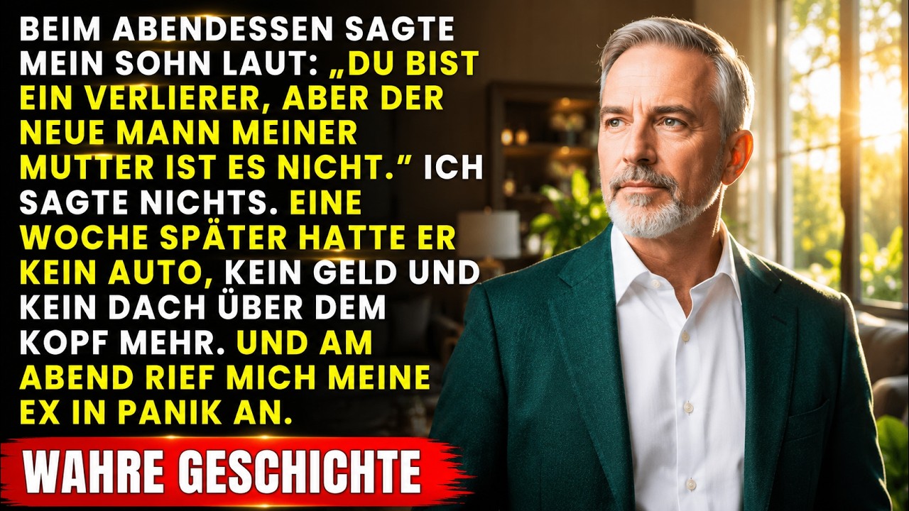 Er nannte mich „Versager“ — direkt im Tantris, vor der halben Elite Münchens, und Renate schwieg. Diesen Moment werde ich nie vergessen: mein Sohn, in einem Anzug, den ich bezahlt habe, mein...