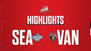 Seattle Thunderbirds at Vancouver Giants 3\/3 | WHL Highlights 2023-24