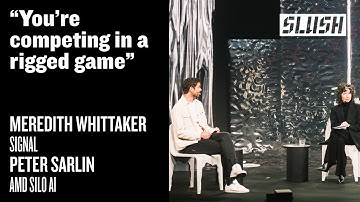 The Miseducation of AI | Meredith Whittaker (Signal) & Peter Sarlin (AMD Silo AI)