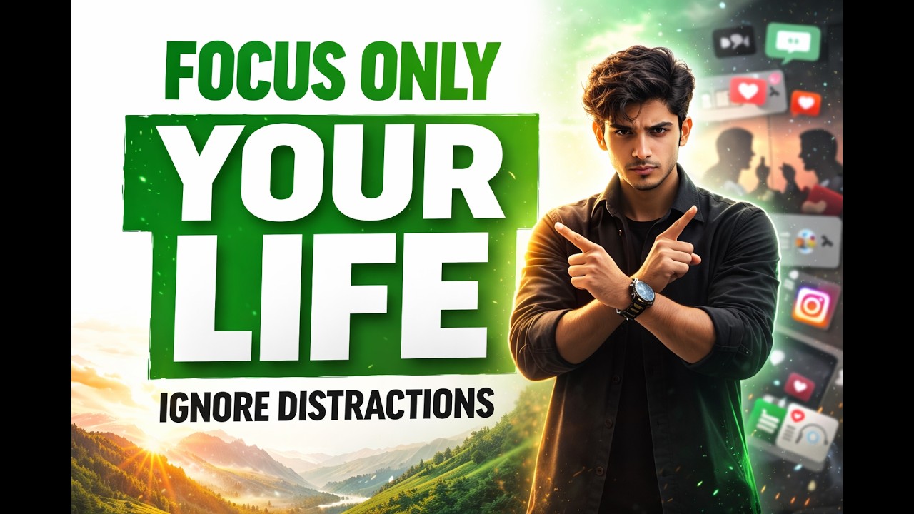 Focus Only On Yourself (The Mindset That Will Change Your Life)