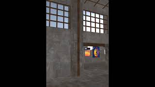 A look inside "Abandoned Warehouse" 3D NFT art gallery for kidartprojects - Avail at Oncyber.io