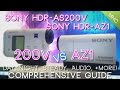 Sony HDR-AS200V vs Sony HDR-AZ1 HD