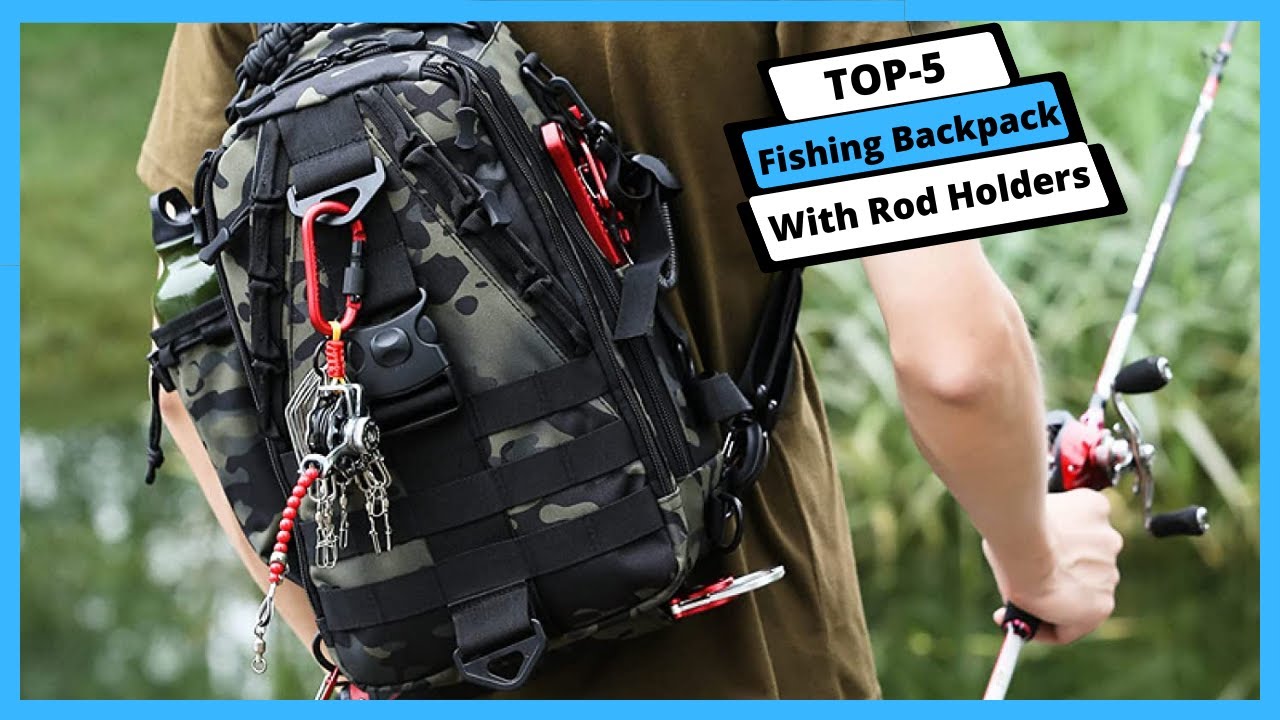 BirdinBag – Rodeel Fishing Tackle Backpack: 2 Rod Holders, 4