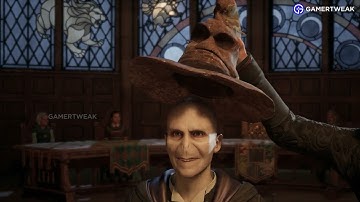When Voldemort gets sorted into the WRONG house....(Hogwarts Legacy Voldemort Face Mod)
