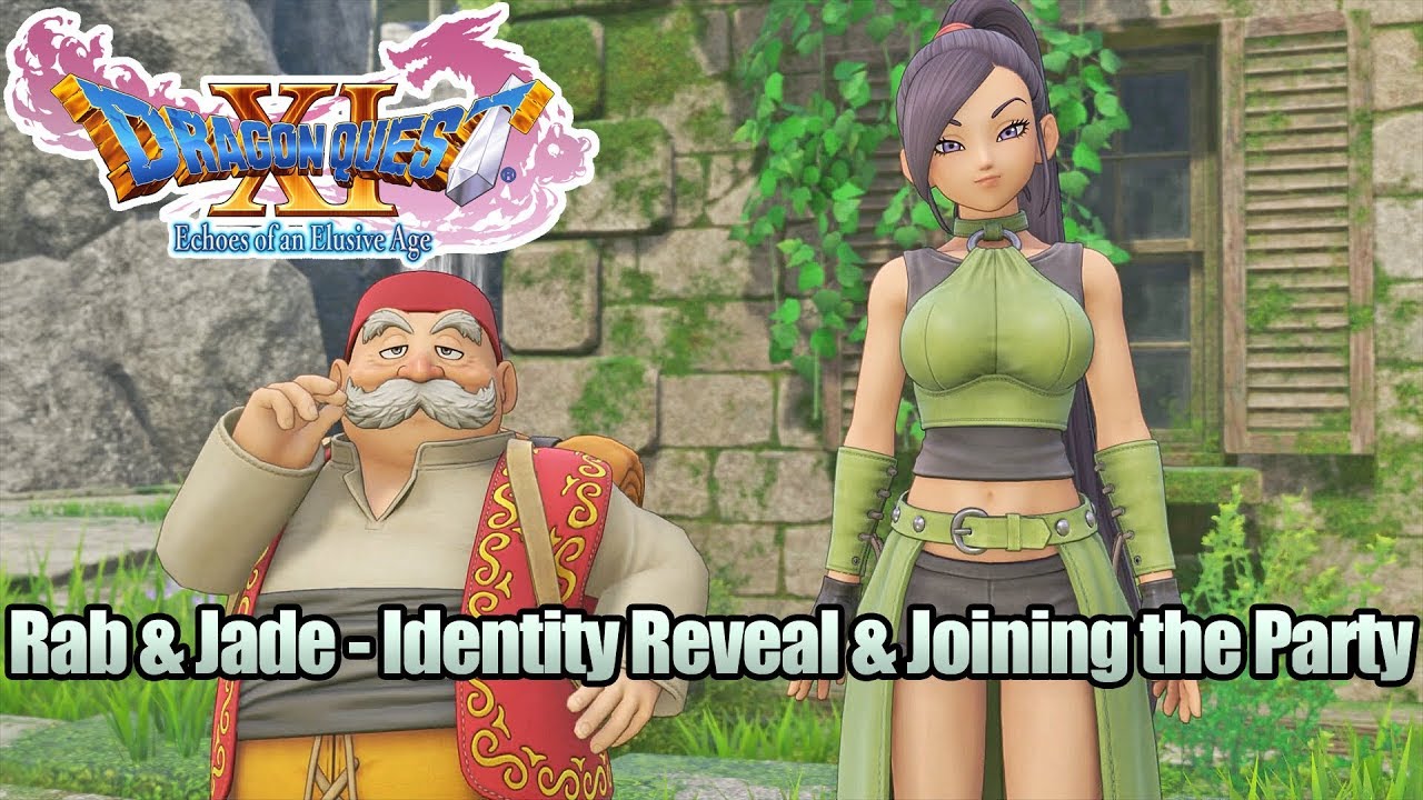 Dragon Quest Xi Story Rab Jade Identity Reveal Joining The Party Youtube