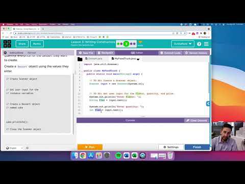 Code.org AP CSA U2L3 Writing Constructors