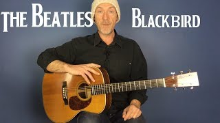 Video thumbnail of "The Beatles - Blackbird - Guitar lesson by Joe Murphy"