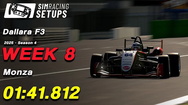 01:41.812 - Dallara F3 - Monza + SETUP (2025S4 W8)