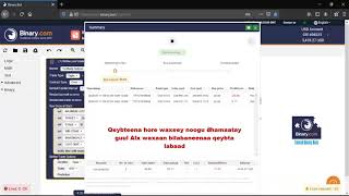 sidee loo koriyaa Binary account adigoo isticmalaayo Binary BOT #Somalia Day 6