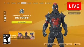 🔴 [LIVE] *NEW* FORTNITE OG SEASON 2 UPDATE GAMEPLAY! - NEW MAP, BATTLE PASS (Fortnite Battle Royale)