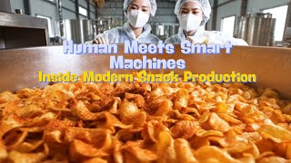 How Potato Snacks Are Made In A Smart Factory Cinematic Asmr