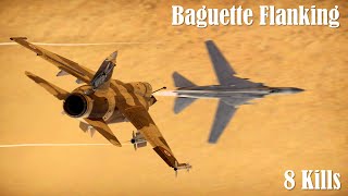 Mirage F1C-200 8 Kills (Baguette Flanking) | War Thunder Gameplay