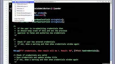 06 12  Authenticate Credentials   NSTask pt  1