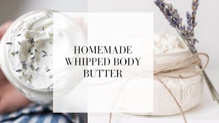 DIY All Natural Body Butter Recipe with Free Printable Label