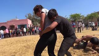 Women Wrestling Sisana Village Dangal by Joga pahalwan