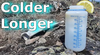 Hot Weather Hiking Tip. Budget Water Bottle Hack.