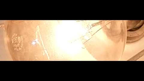 High Speed Video of Light Bulb Filament