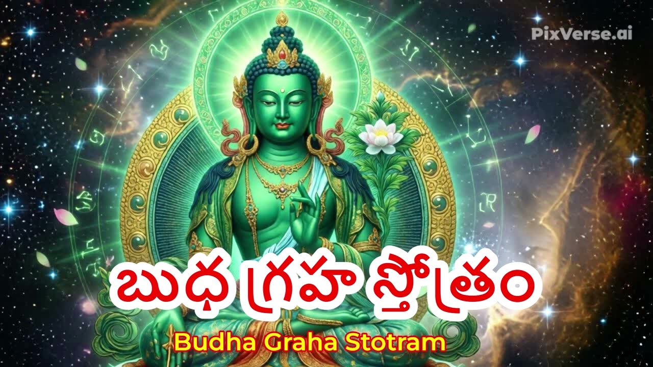 ✨ బుధ గ్రహ స్తోత్రం 🙏 | బుధవారం ప్రత్యేకం | జ్ఞానం, వాణి & విజయం కోసం | Budha Graha Stotram 🌿