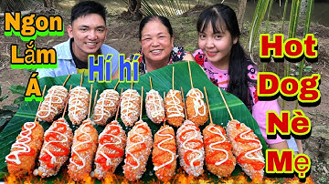 Huỳnh Như Vlogs Cùng Tiên IQ Làm Mâm Hot Dog Hàn Quốc Phô Mai Tan Chảy Ăn Tại Vườn Cùng Mẹ