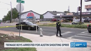 Teens arrested after multi-scene shooting spree in Austin