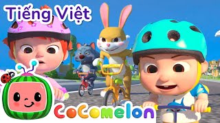 Bạn Có Thể Đi Xe Đạp - CoComelon Songs | Phim hoạt hình thiếu nhi | Moonbug Tiếng Việt