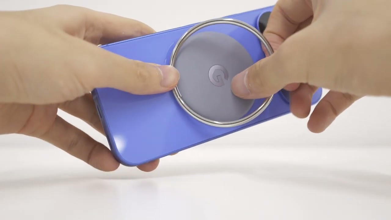 Google Pixelsnap リングスタンドを付けてみた - YouTube