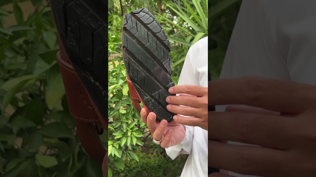 Brown plan norozi pure leather handmade 