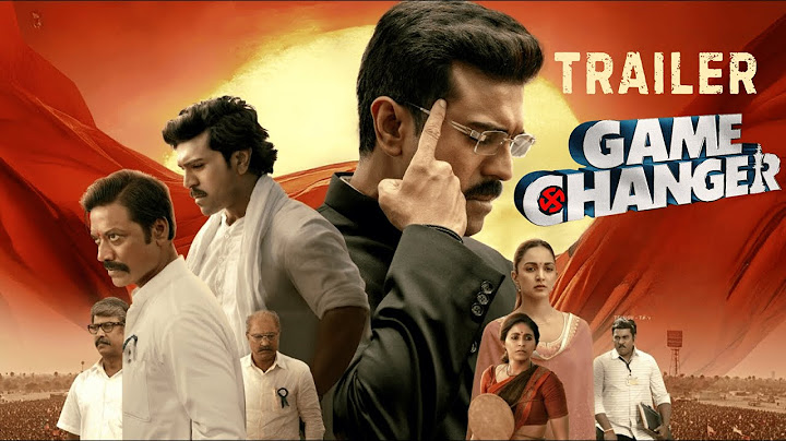 Game Changer Trailer (Telugu) | Ram Charan | Kiara Advani | Shankar | Thaman S | Dil Raju | Shirish