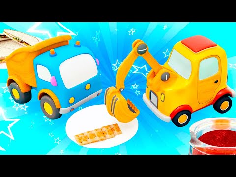 Машинки Мокас 🚕 Пикник 🚙 Развивающие мультики для детей про машинки 🚗